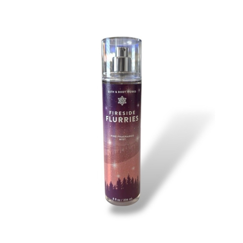 Bath and Body Works Original FIRESIDE FLURRIES Body Mist Spray 8 oz NEW Retired